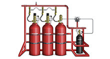가스 기반 화재 진압 시스템 